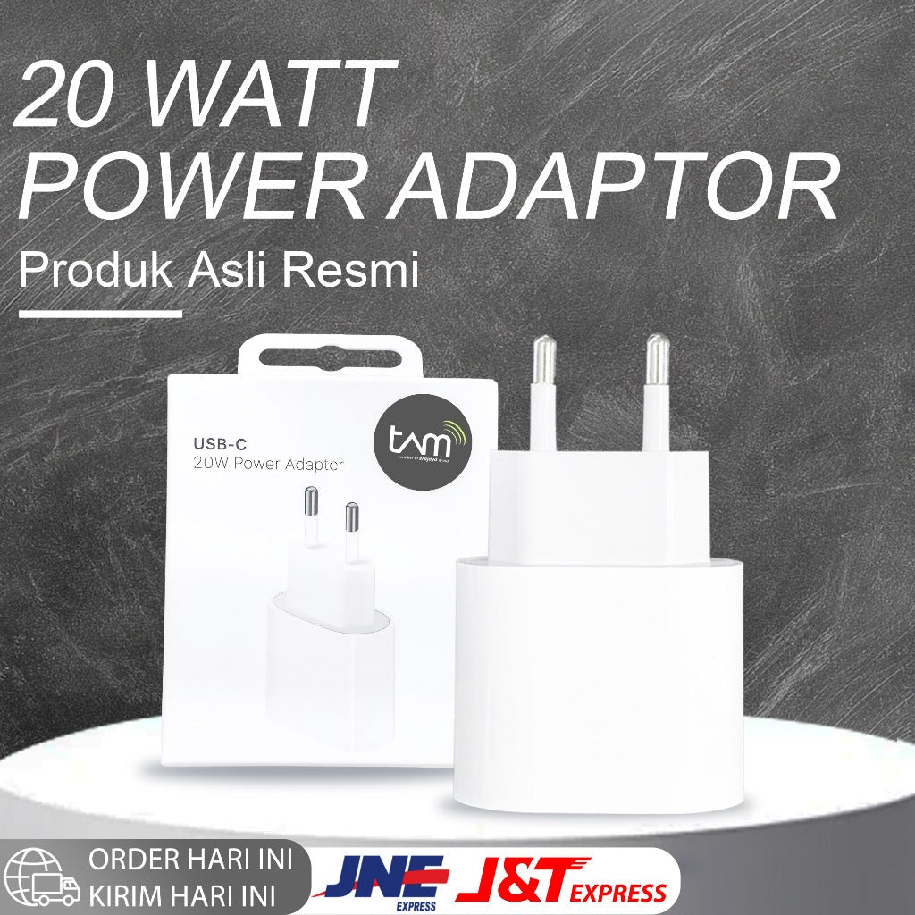 HIBY - Charger iPhone Fast Charging 20W/35W + Kabel Type C to Lightning [MFi Certified] - Set Komplit untuk iPhone 8-14