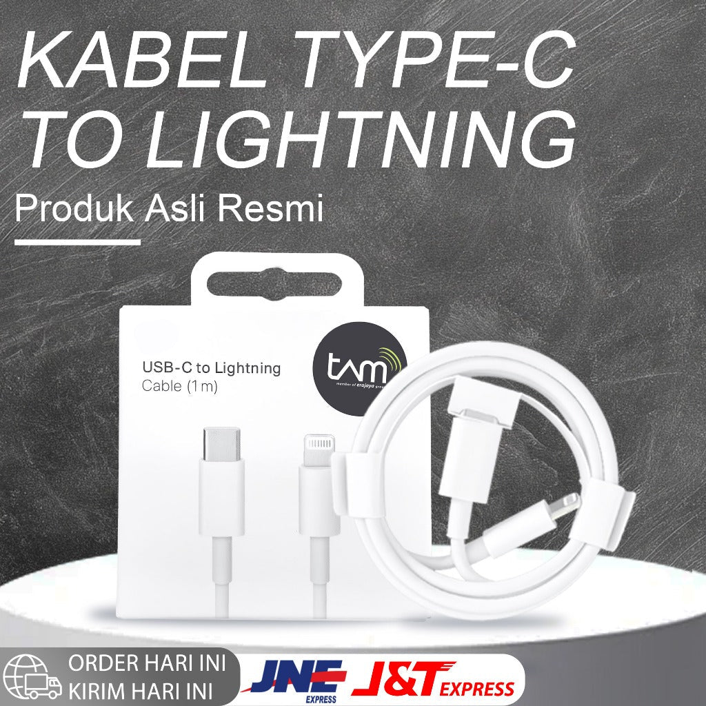 HIBY - Charger iPhone Fast Charging 20W/35W + Kabel Type C to Lightning [MFi Certified] - Set Komplit untuk iPhone 8-14